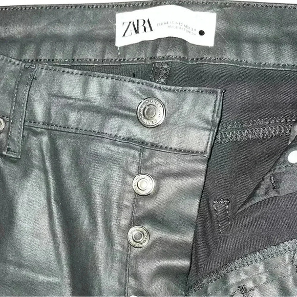 Zara The Dreed Flare size 12 never worn no tags coated black - Picture 7 of 10